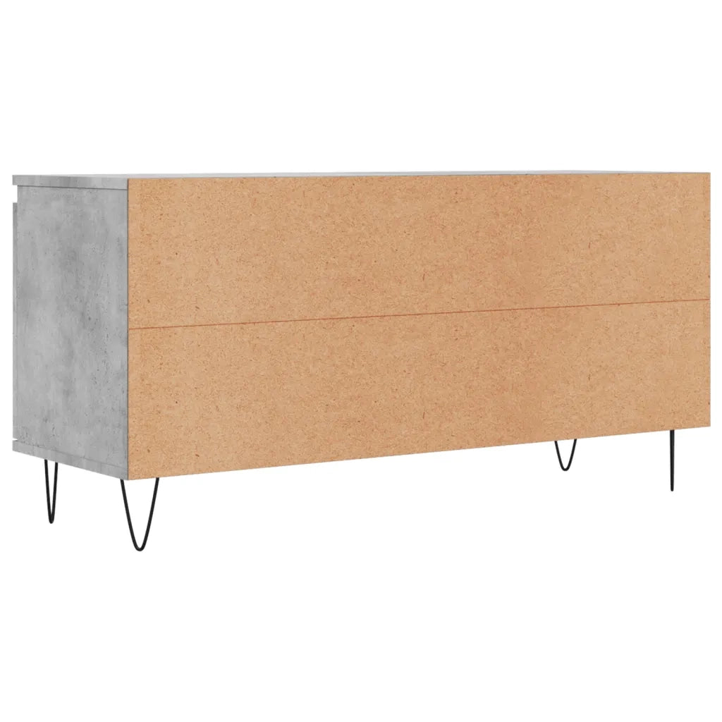 Mobile TV | Armadietto TV | Mobile Porta TV Grigio Cemento 104x35x50cm in Legno Multistrato
