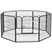 Recinto per Animali Modulabile ¨C Minimal ¨C Nero 80x80 cm