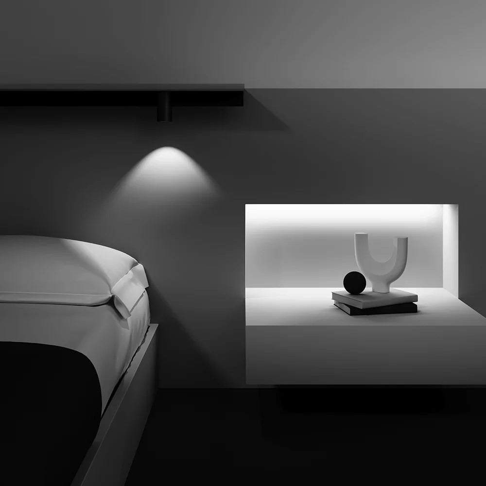 Maytoni Lampada da binario moderna Exility Alfa 1 luce LED integrato nero alluminio