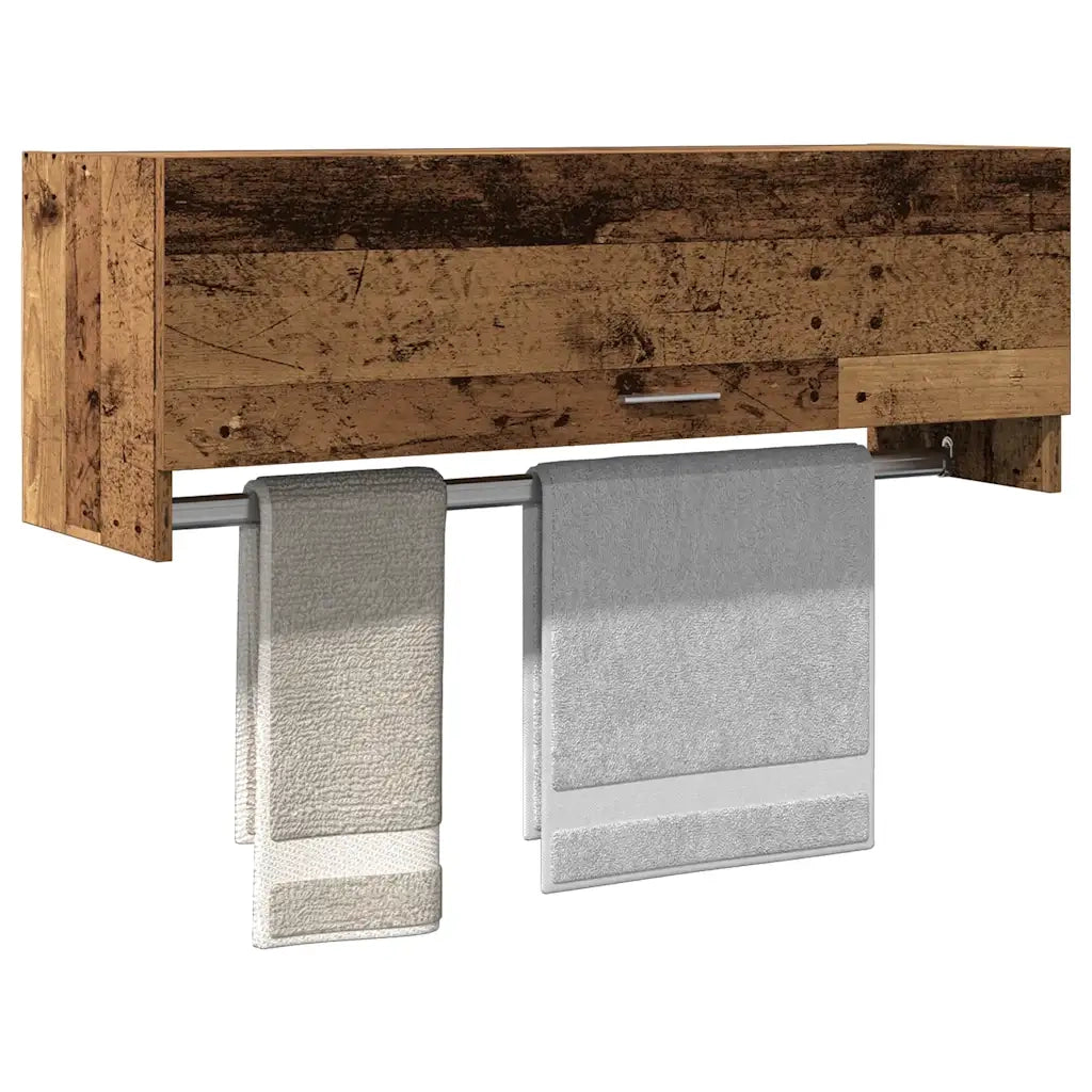 Armadio in Legno Vecchio 100x32,5x35 cm in Legno Multistrato CFW6218719