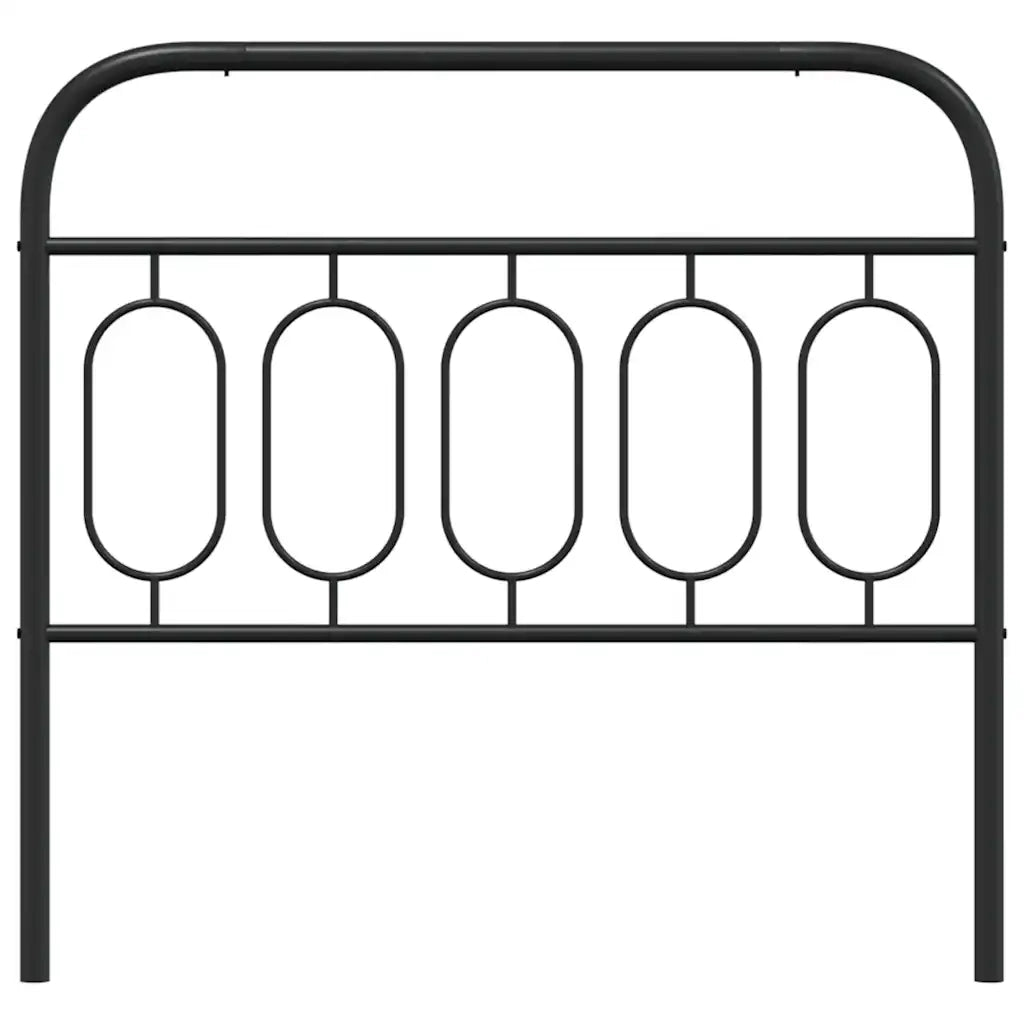 Testiera di Ricambio in Metallo Nero 107 cm 377147