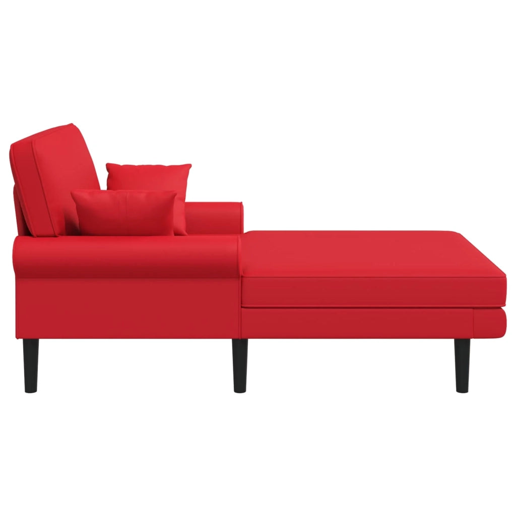 Chaise longue Rosso Similpelle 42048098