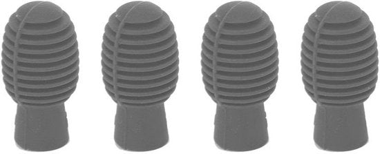 Drumstick Oefenhoofd in Silicone - 4 Pezzi - Demper - Portatile - Silenzioso - Disegno Flessibile