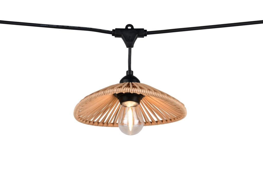 Catena luminosa boho nera 10xE27 IP44 CHAIN RL