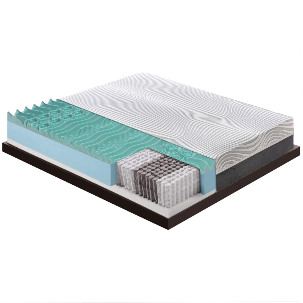 Materasso Singolo 80x190 a molle insachettate e Memory Foam 9 Zone Differenziate  Rivestimento sfoderabile