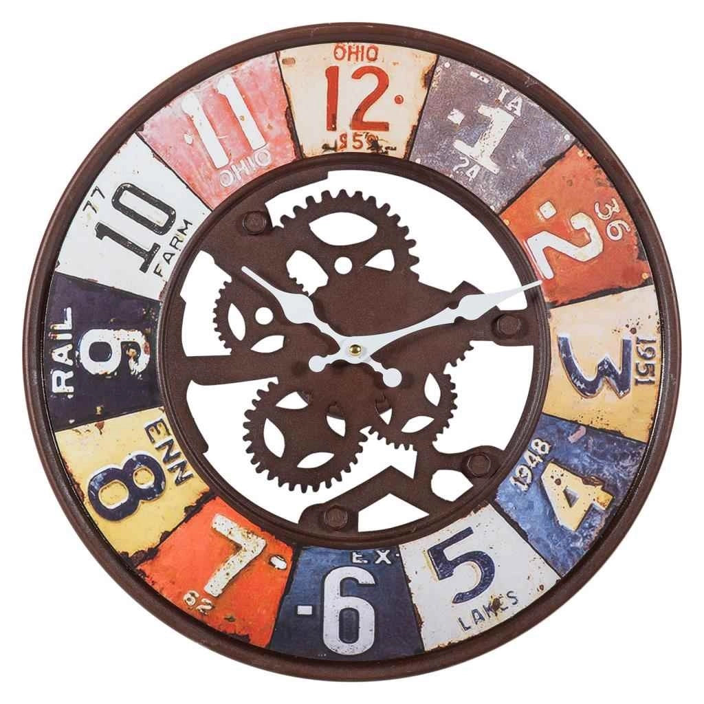 Orologio da parete multicolore 39 cm