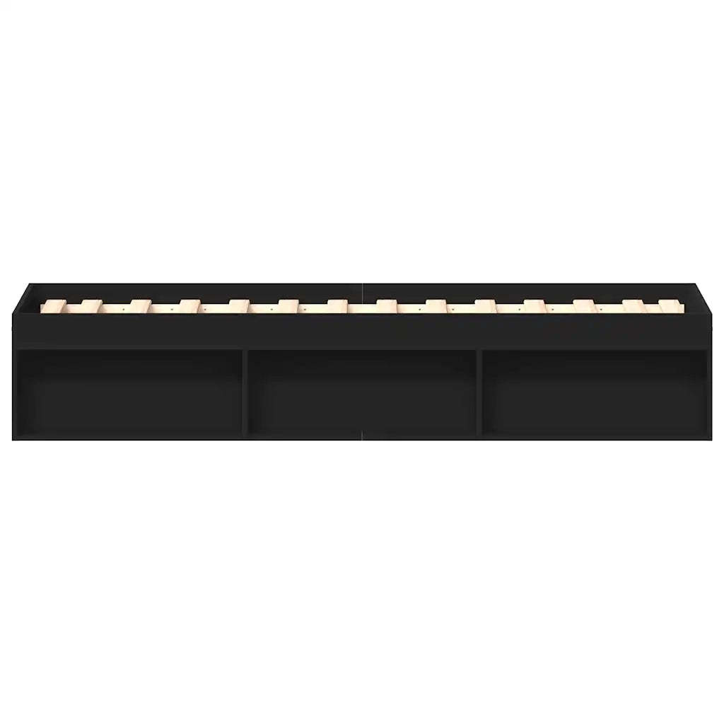Giroletto-Struttura Letto Nero 75x190 cm Small Single