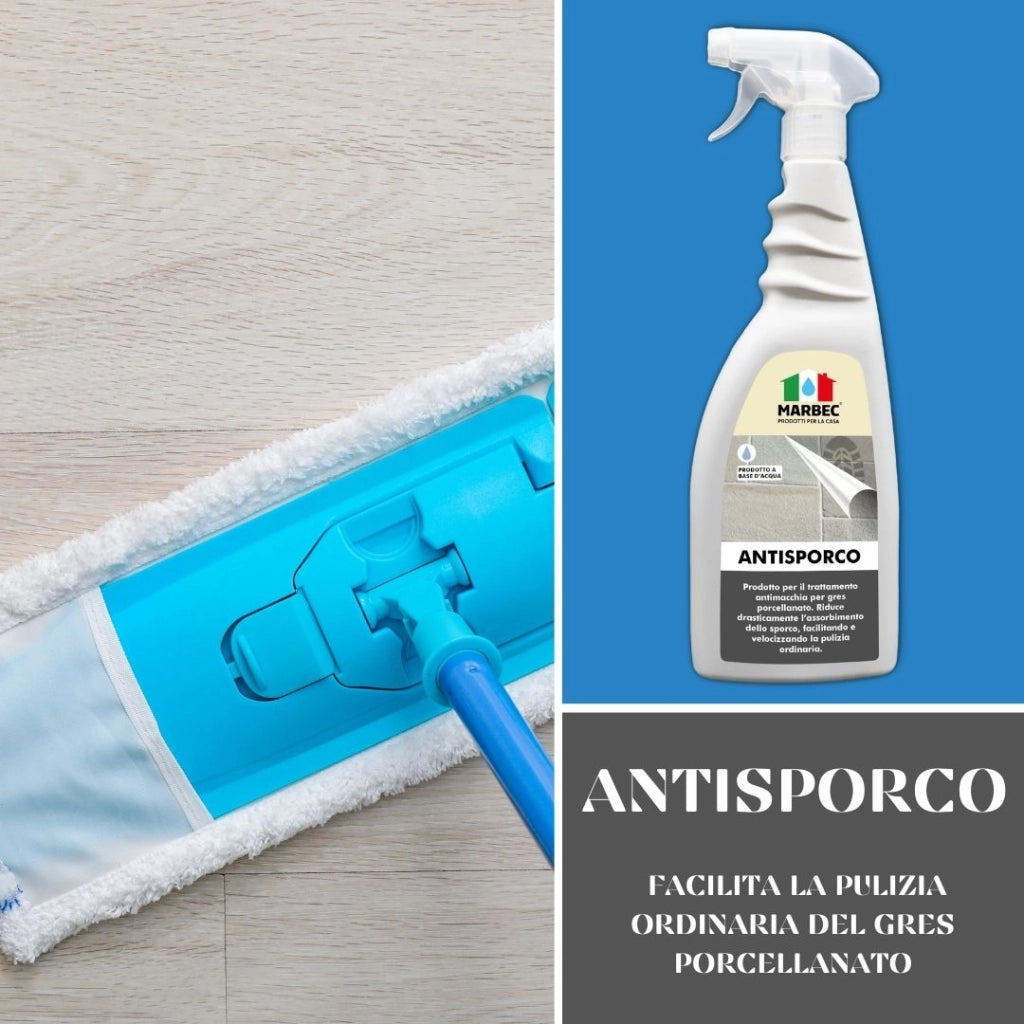 Antimacchia per gres ANTISPORCO   750MLx6Pz