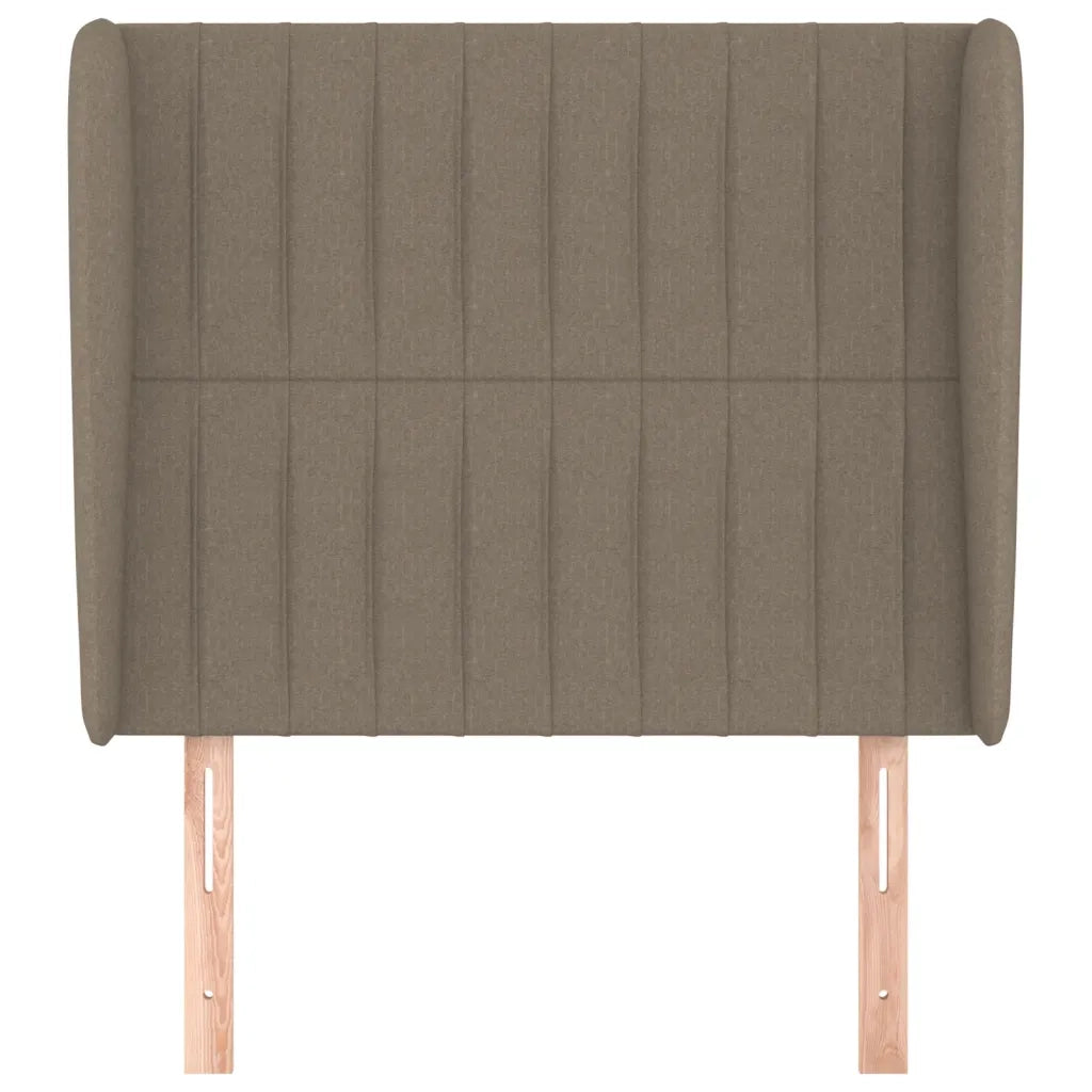Testiera ad Orecchio Tortora 103x23x118/128 cm in Tessuto 3118188