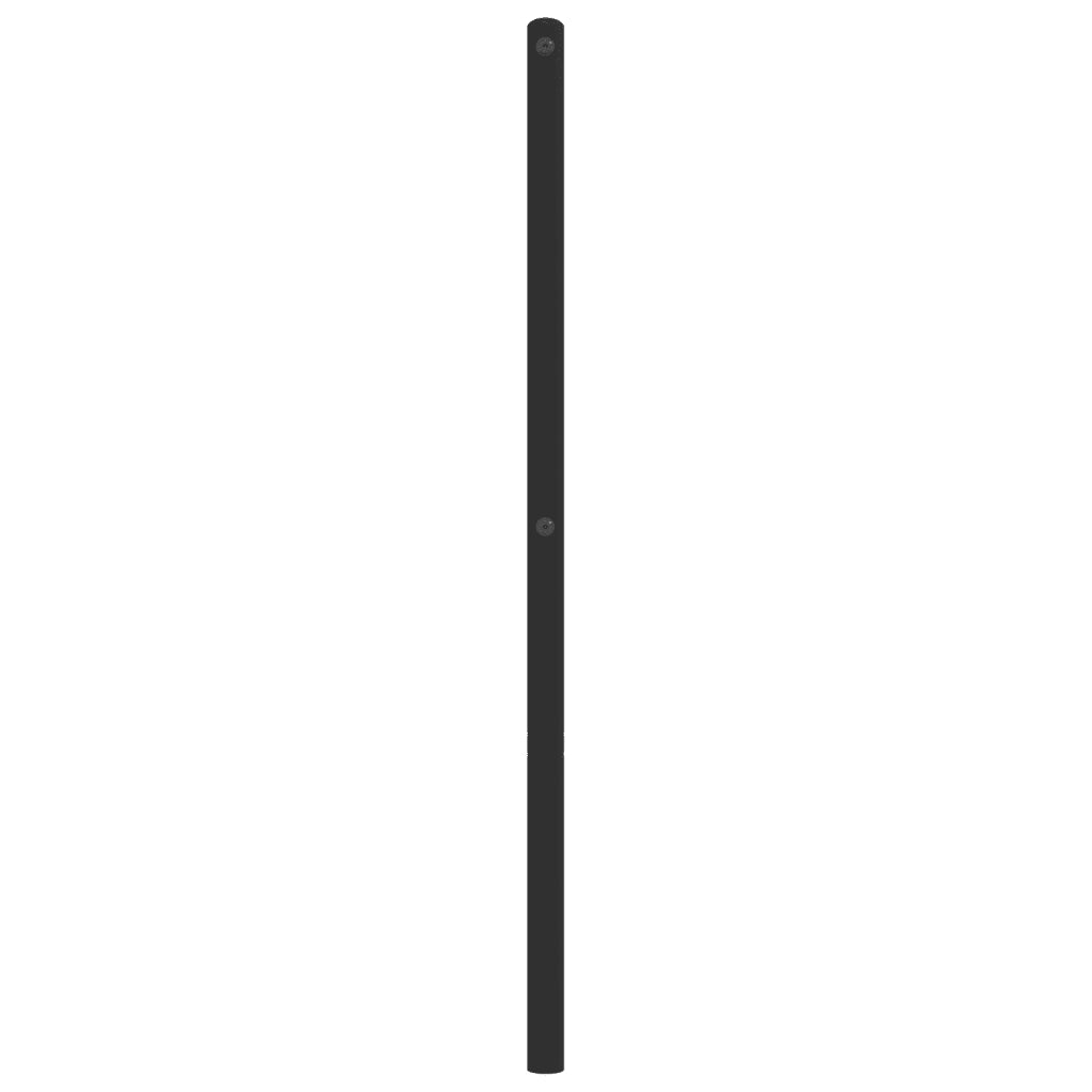Testiera di Ricambio in Metallo Nero 150 cm 374471
