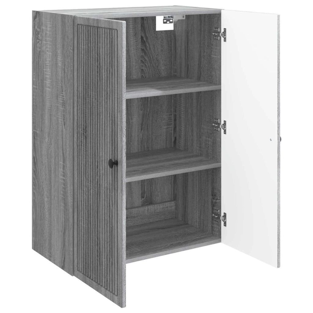 Armadietto a Muro | Mobiletto a muro Sonoma grigio 66 x 34,5 x 90 cm