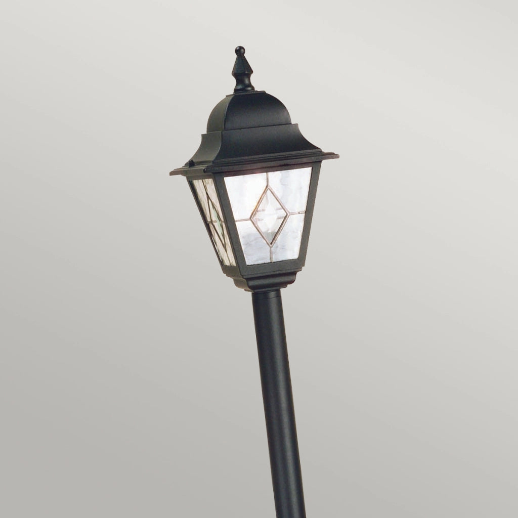 Lampione da esterno Norfolk 109cm E27 nero Elstead NR4-BLK