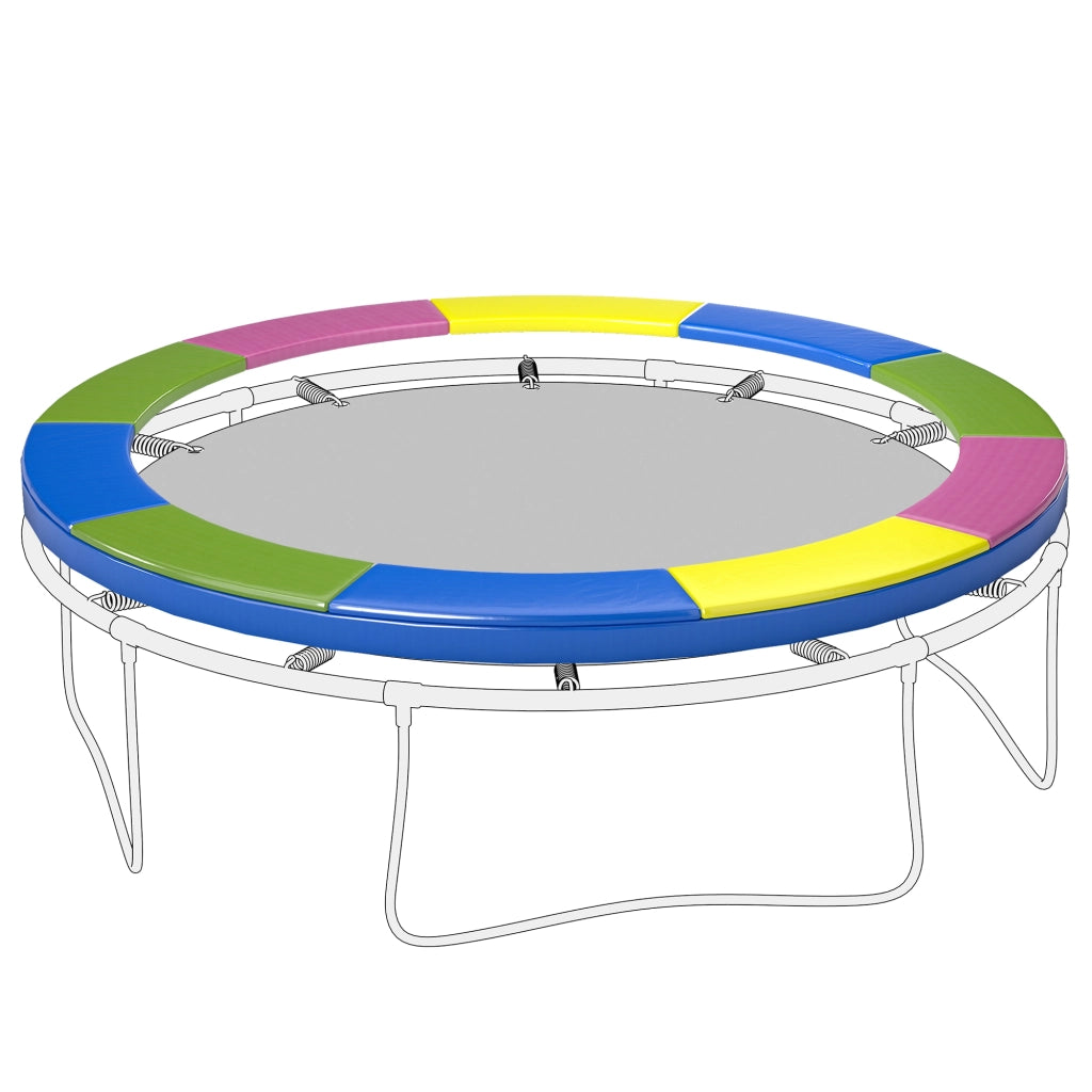 Copertura Tappeto Elastico ?305x30 cm Pieghevole e Portatile, in Plastica, PE e Schiuma, Multicolore