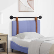 Testiera sospesa Con luce LED Blu jeans PU Antico 3423845