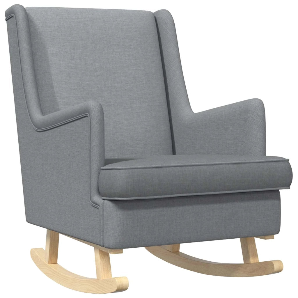 Sedia a dondolo Grigio chiaro 62 x 80 x 85 cm Tessuto 42029962