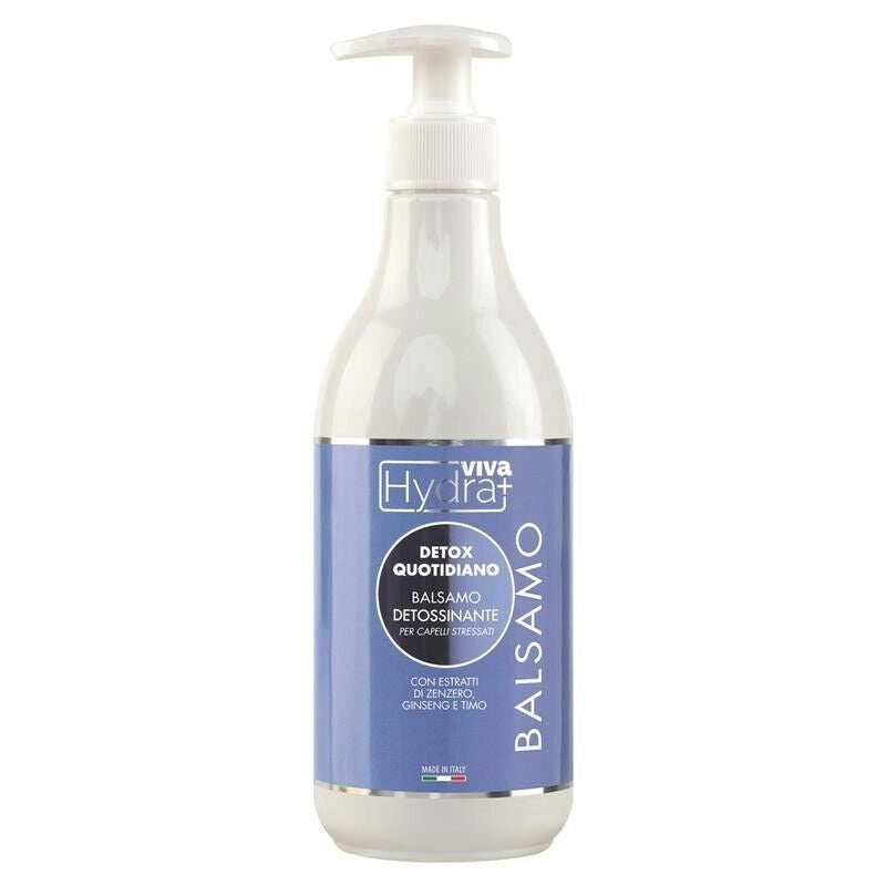HYDRA VIVA BALSAMO DETOX QUOTIDIANO DETOSSINATE PER CAPELLI STRESSATI CON ZENZERO GINDENG E TIMO 500 ML