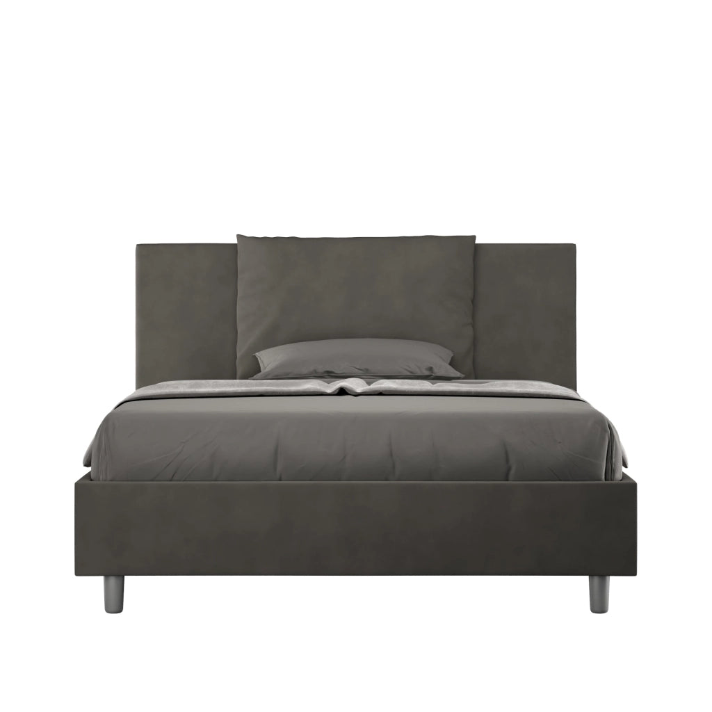 Letto Matrimoniale Large 170x190 cm Senza Rete Antea Grigio