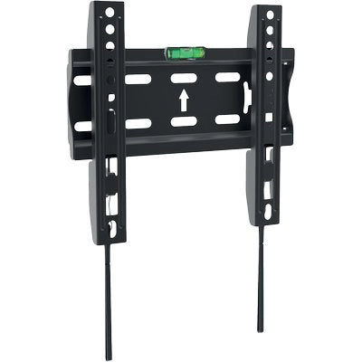 SUPPORTO TV PIATTA QUADRO 1 BRAVO - ACCIAIO VERNICIATO NERO 15/40 KG 30