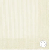 Schermo Frangivista per Balcone-Pannello per privacy Crema 90x400 cm in HDPE