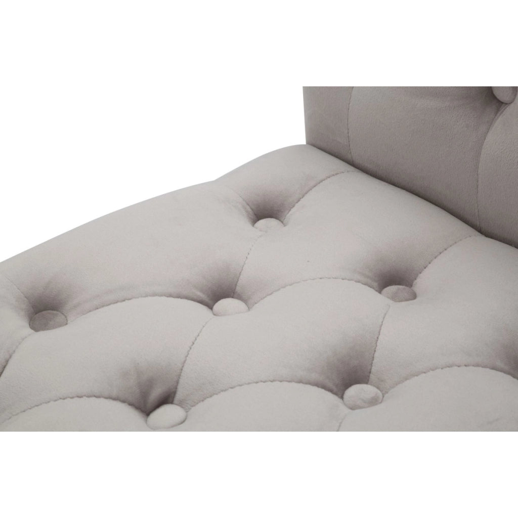 Panca VKH299, Grigio, Legno, 120x40x60 cm