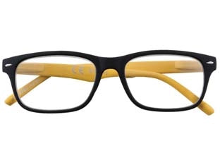 OCCHIALE LETTURA MONTATURA POLICARBONATO NERO/GIALLO B3  diottrie +1,5  31ZB3YEL150    ZIPPO
