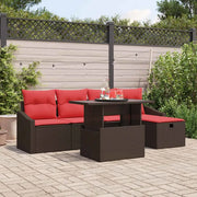 Set Divano da Giardino 6 pz polyrattan 3359831