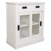Mobile da ingresso in legno bianco 80x40x90,5h