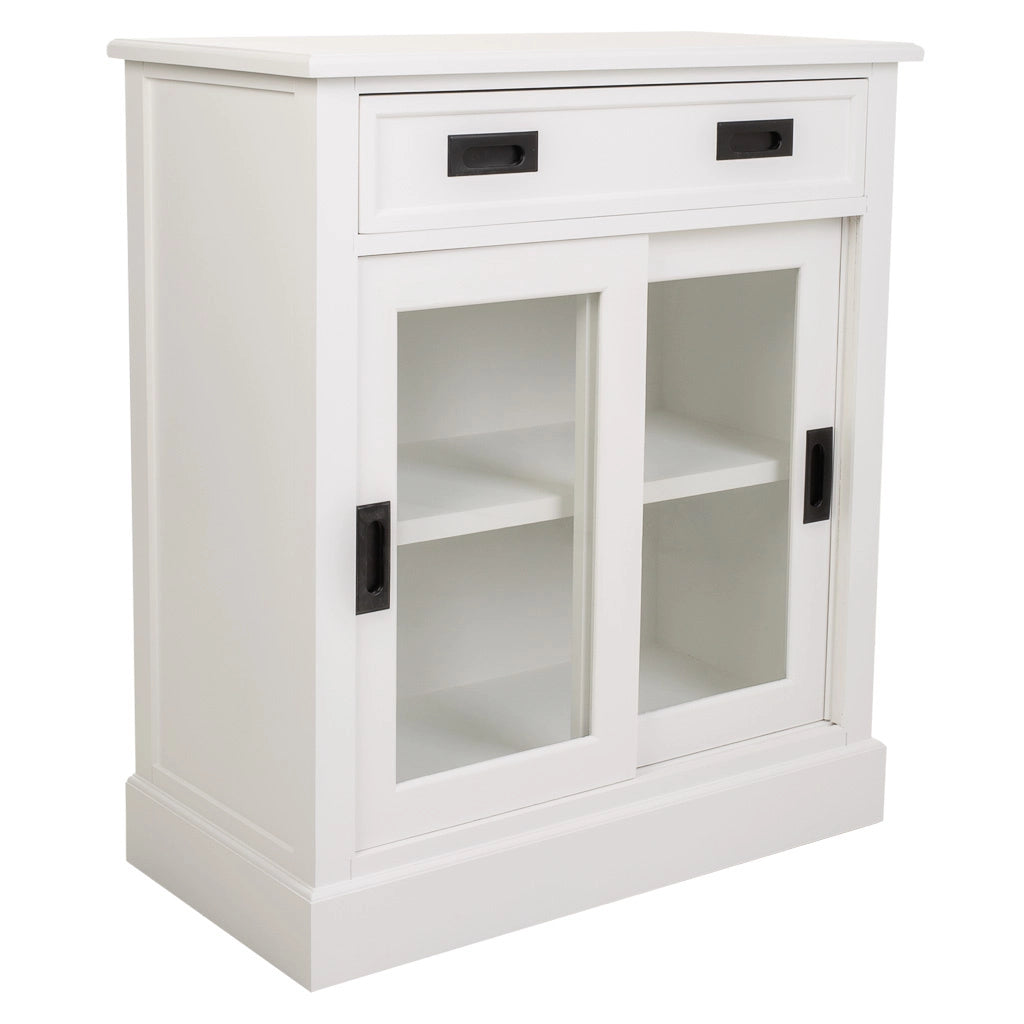 Mobile da ingresso in legno bianco 80x40x90,5h