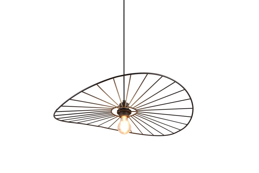 Lampada a sospensione Chapeau nero