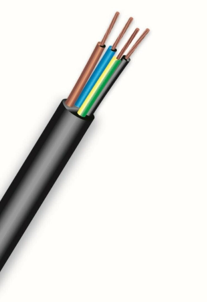 Cavo H05Vv-F 4G1,5 Nero 10 Metri - Electraline