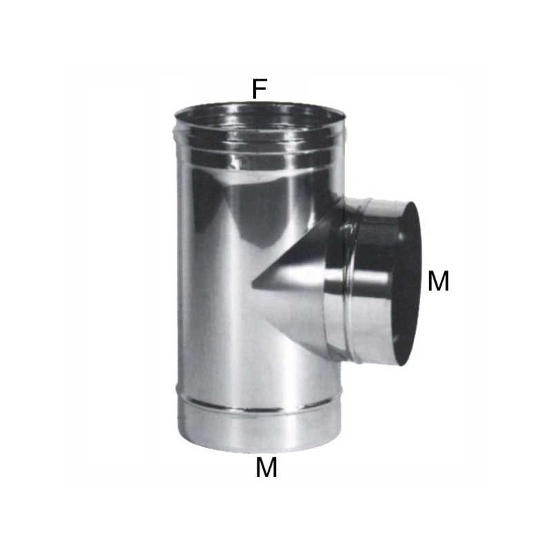 Gomito T Inox 13 Laterale m Maral