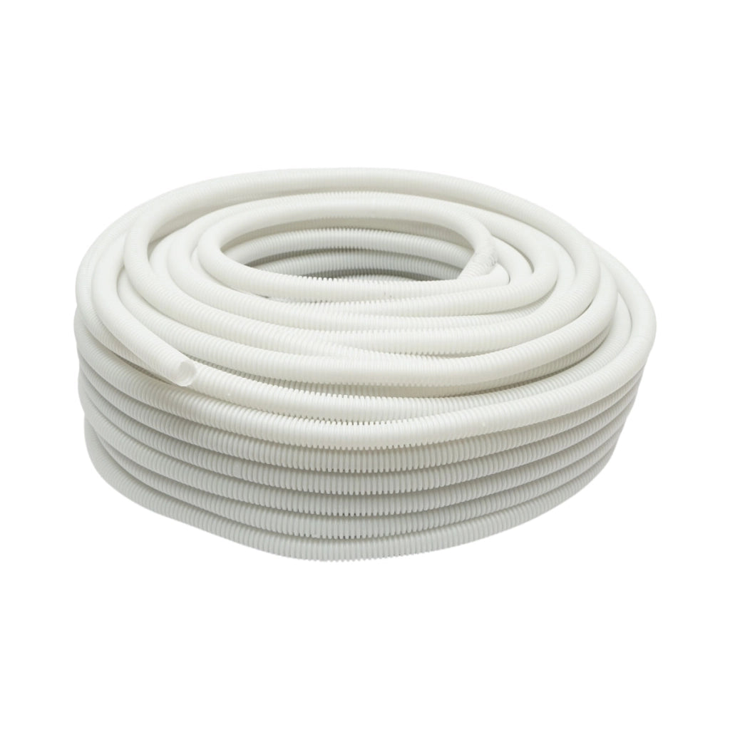 Tubo Corrugato 16mm senza filettatura in polietilene HDPE 320N grigio 50m/rotolo