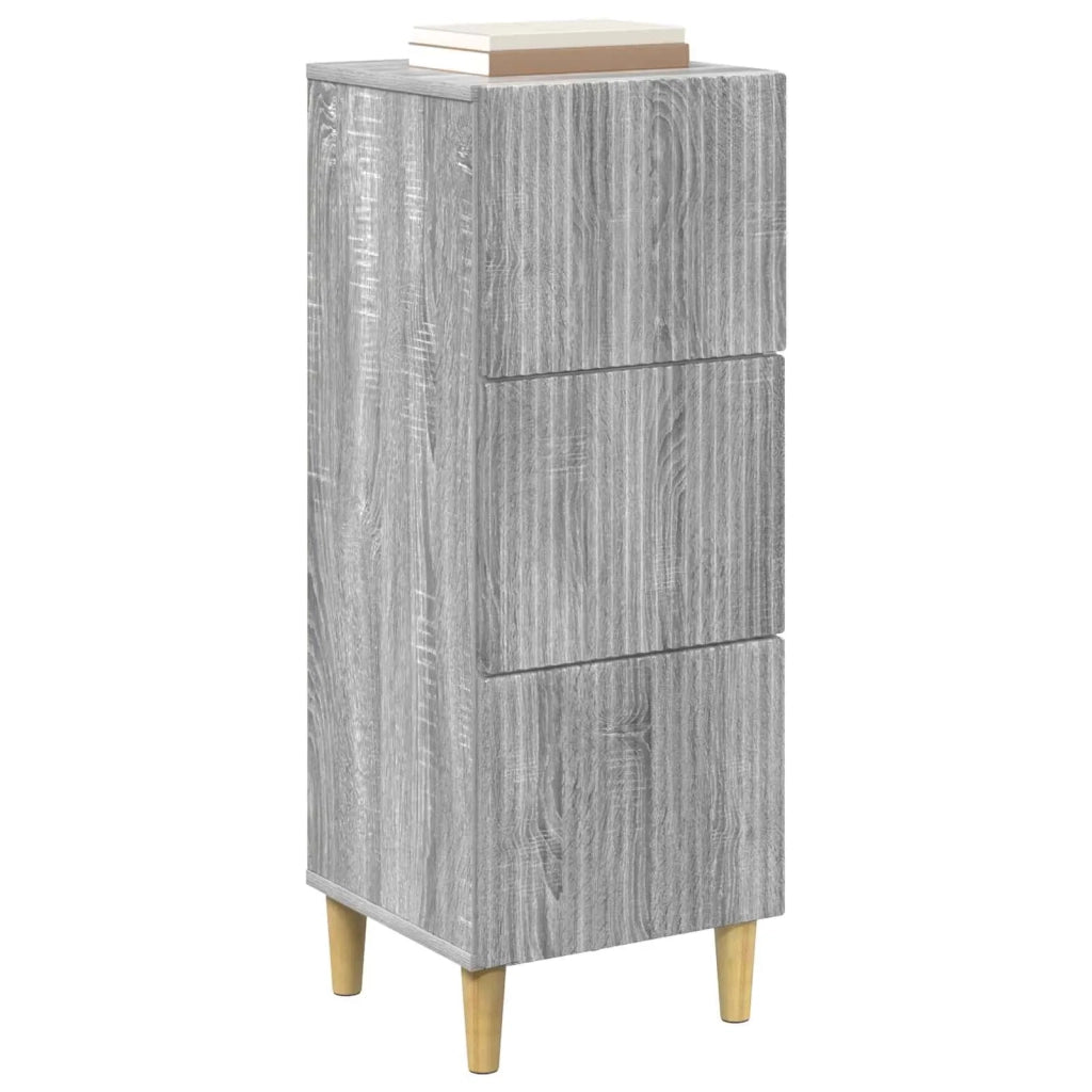 Mobile con Cassetti Grigio Sonoma 33 x 34,5 x 90 cm 894621