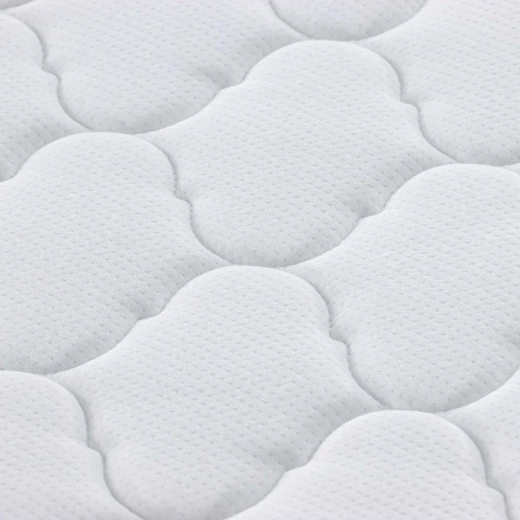 Topper al cocco Bianco 90 x 200 cm Tessuto Jacquard 4106393