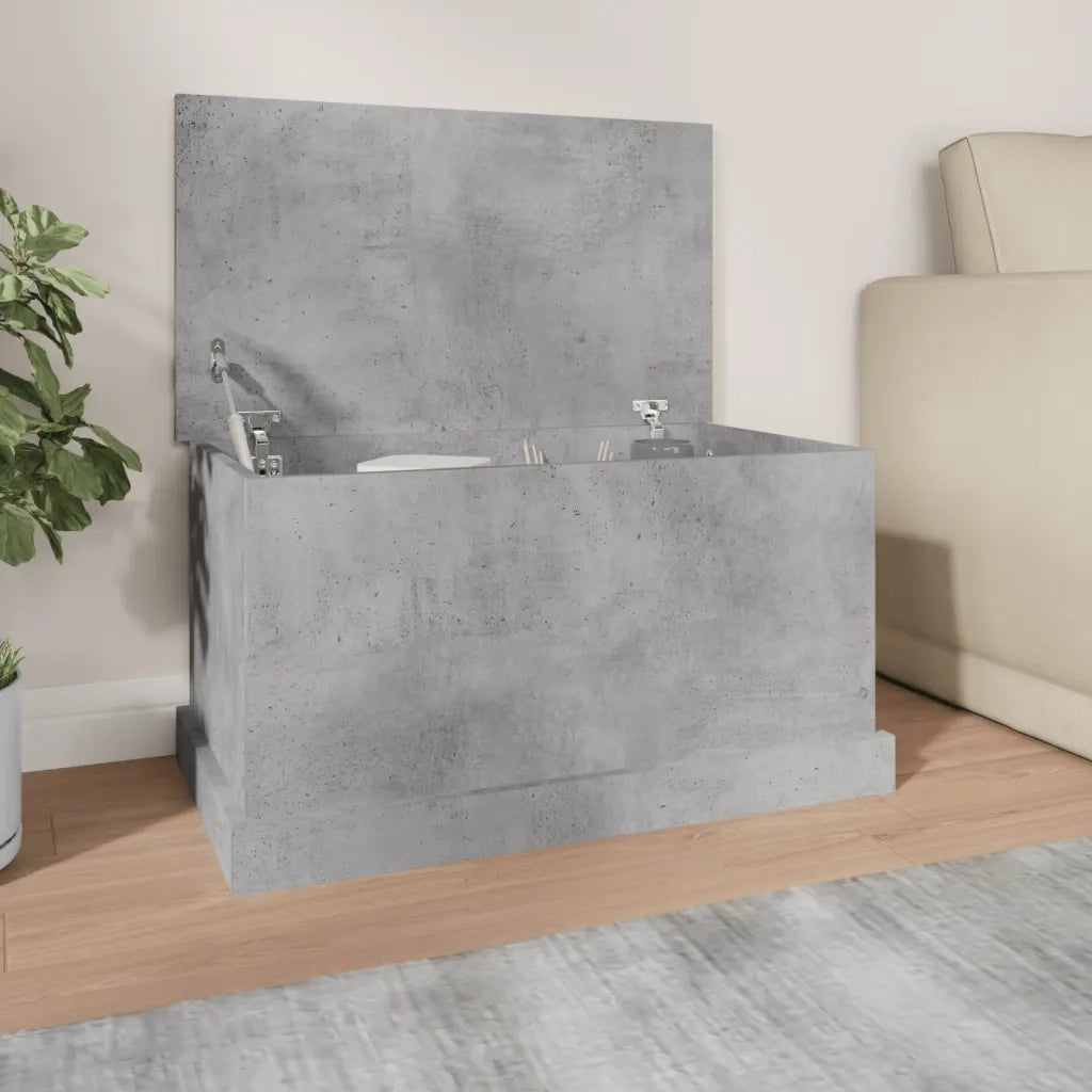 Contenitore Grigio Cemento 70x40x38 cm in Legno Multistrato CFW3417475