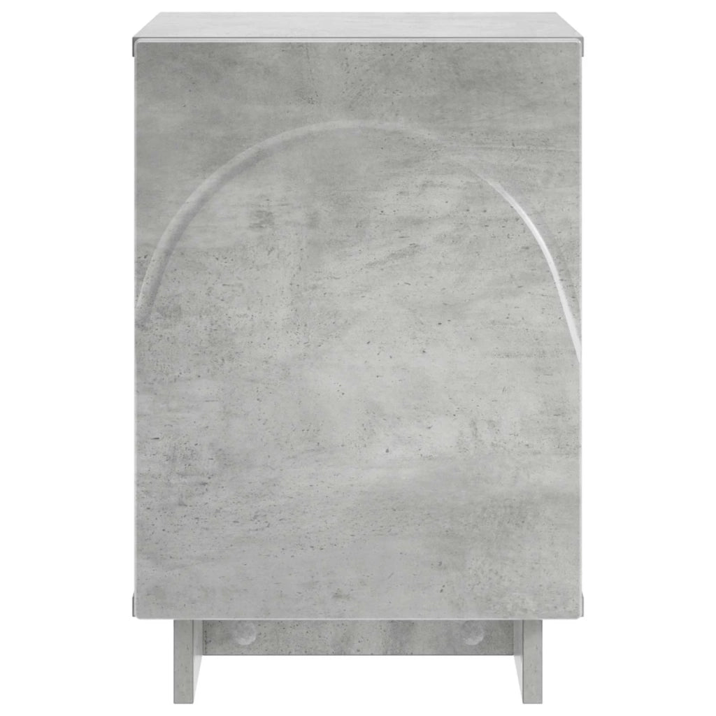 Comodino Grigio Cemento 33,5 x 34,5 x 50 cm 8011411