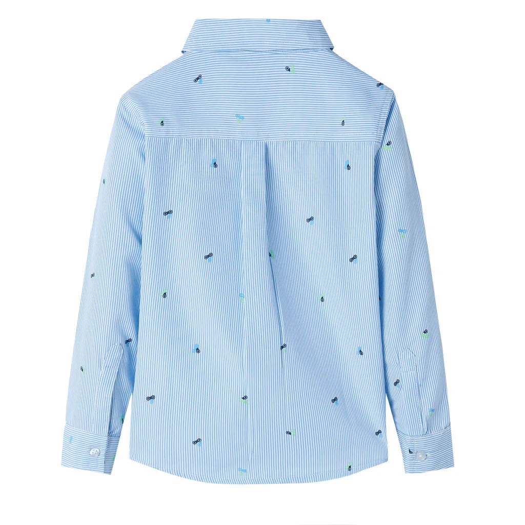 Camicia da Bambino Azzurra 128