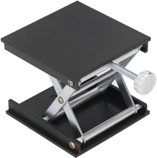 Piattaforma di sollevamento 30 kg di capacità di sollevamento - Altezza regolabile 26-90 mm - Montaggio su pavimento/Montaggio su parete - Lega di alluminio di alta qualità - Facile da utilizzare - Piattaforma di sollevamento