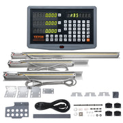 Visualizzatore Digitale DRO 3 Assi con Scale Lineari 400 450 950 mm per Fresa Tornio Officina SNS-3V-YE161838