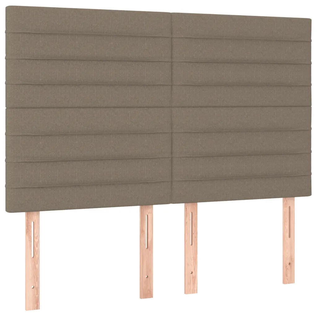 Giroletto a Molle con Materasso Tortora 140x200 cm in Tessuto 3128609