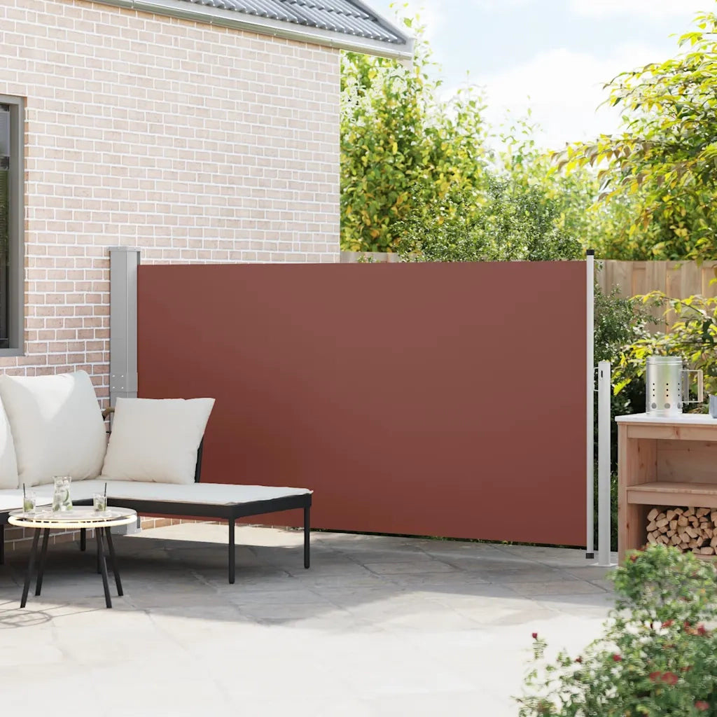 Tenda da Sole | Tenda parasole Laterale Retrattile 160 x 300 cm Marrone