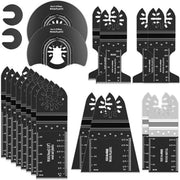 Set di accessori oscillanti multitool - 18 pezzi per legno, plastica e metallo