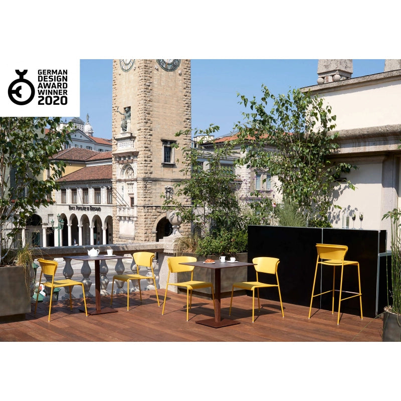 SET DA 4 SEDIA LISA TECNOPOLIMERO MADE IN ITALY SCAB DESIGN - Tortora 15