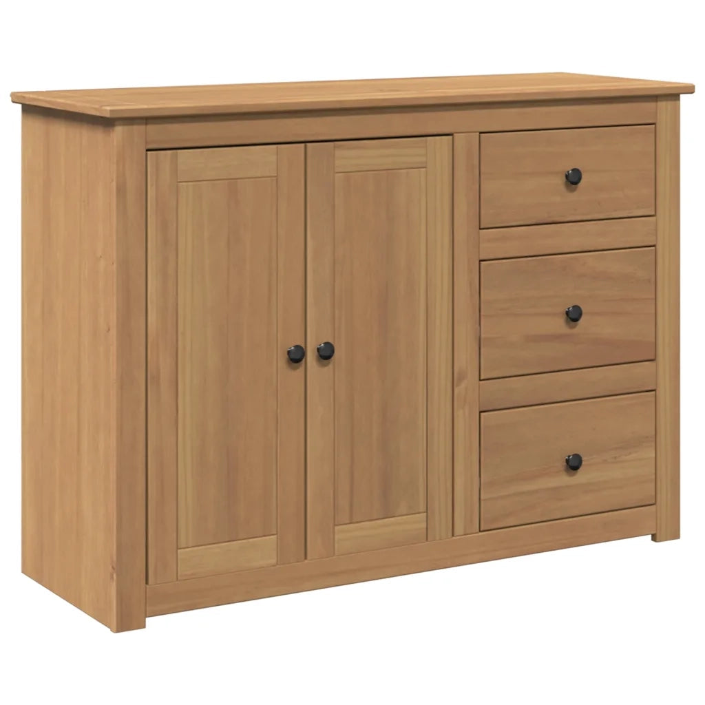 Credenza con Cassetti PANAMA 112x40x80cm Legno Massello di Pino 4016385