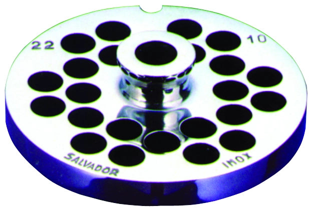 TRAFILA PER TRITACARNE Inox n° 8 ( EE ? 16 - 6 fori)