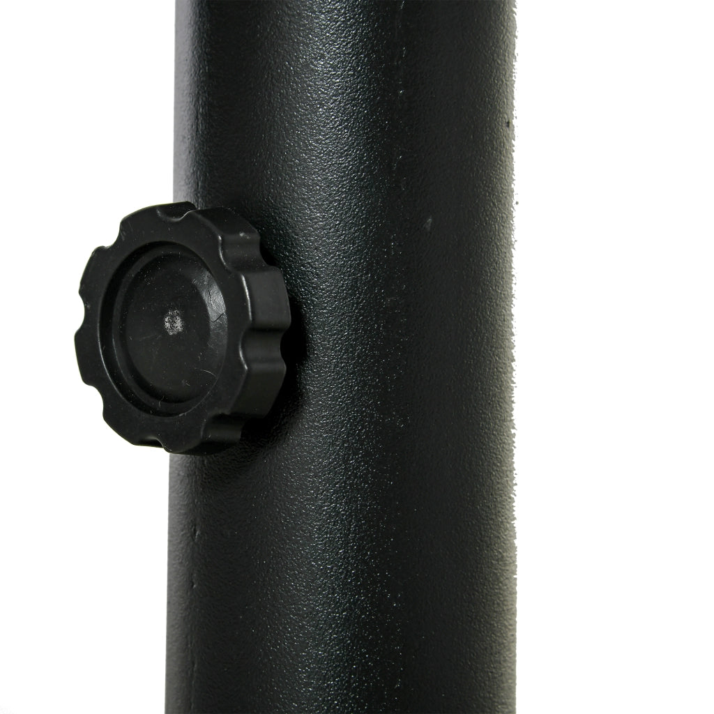 Base per Ombrellone da Cemento ¨C zephmum ¨C Nero 12x12x30 cm