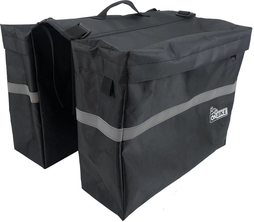 ON BIKE Borsa doppia per portapacchi posteriore con capacitÃ  23 litri