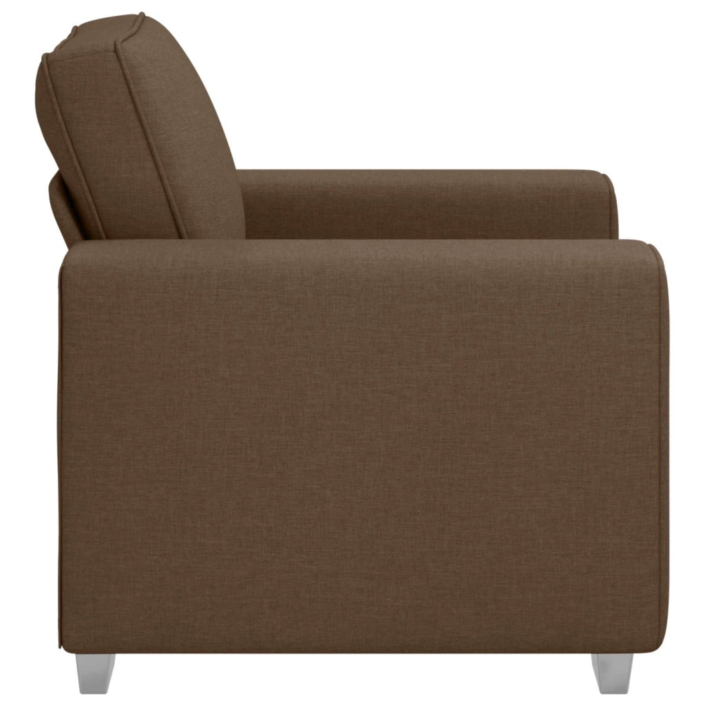 Divano Sedia-Poltrona Sofa Marrone 100 cm Tessuto