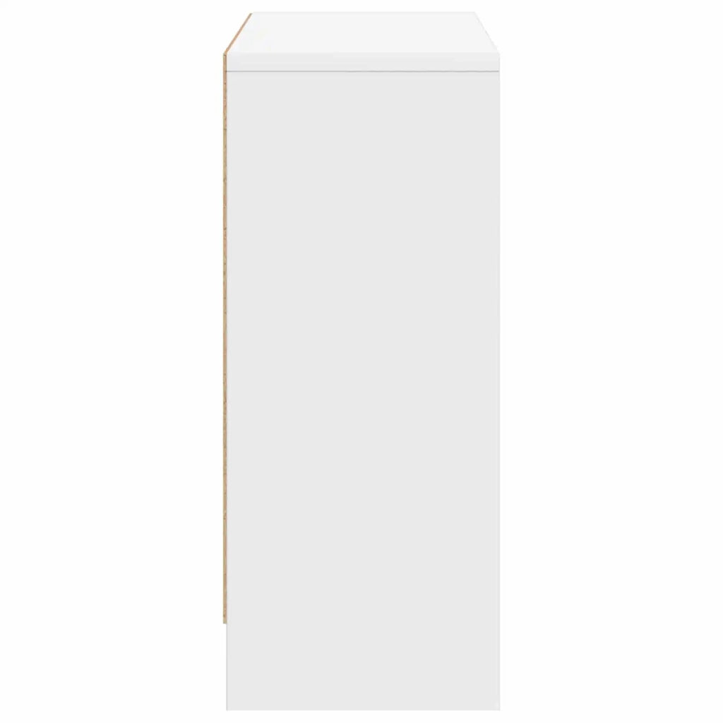 Credenza | Madia | Buffet da pranzo | Armadio da pranzo con cassetto Bianco 73,5 x 22,5 x 53,5 cm