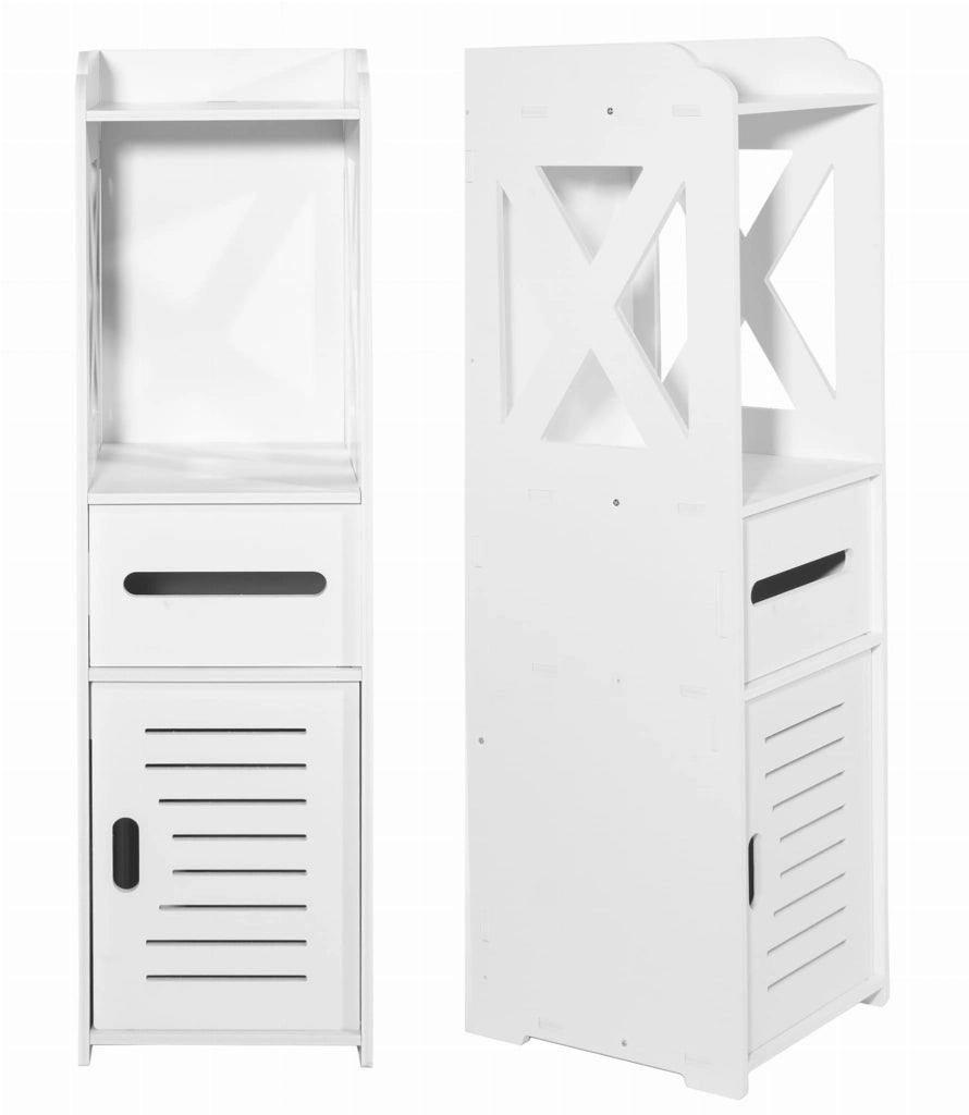 Colonna portaoggetti da bagno VALORA 80 cm - Soluzione versatile per riporre gli oggetti CODICE 15206